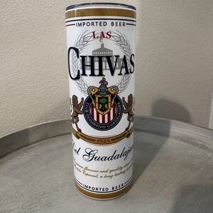 Las Chivas/ Modelo 20oz Stainless Steel Tumbler‎ Cup With Straw New Never Used